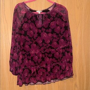 Women's Floral top 0x